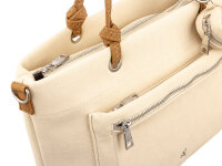 Prato S049-LC Umhängetasche Shopper vielseitig einsetzbar light beige