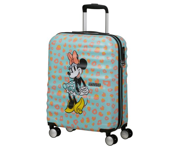 American Tourister Wavebreaker Disney Spinner 55 cm mit TSA-Zahlenschloss Minnie Pastel Dots