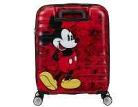 American Tourister Wavebreaker Disney Spinner 55 cm mit TSA-Zahlenschloss Mickey Comics Red