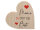 Noor Living 43470 Herz Holzaufsteller mit Spruch – Geschenk für Mama & Papa