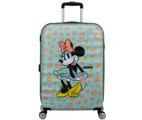 American Tourister Wavebreaker Disney Spinner 67 cm mit TSA-Zahlenschloss Minnie Pastel Dots