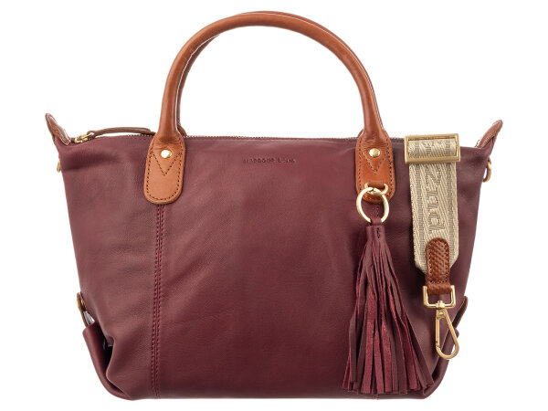 VM.15108 Totebag style vm Lucia M Damen Shopper bordeaux