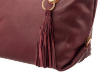 VM.15108 Totebag style vm Lucia M Damen Shopper bordeaux