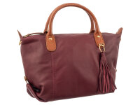 VM.15108 Totebag style vm Lucia M Damen Shopper bordeaux