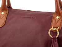 VM.15108 Totebag style vm Lucia M Damen Shopper bordeaux