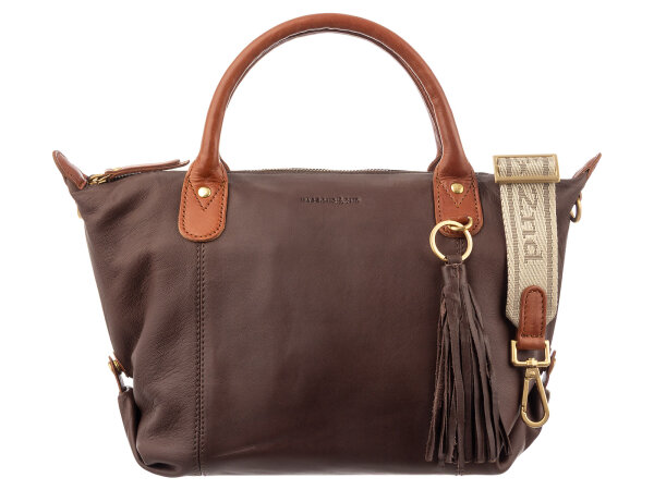 VM.15108 Totebag style vm Lucia M Damen Shopper brown