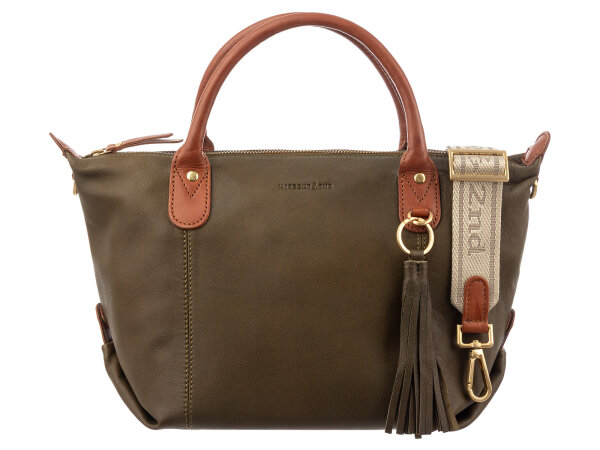 VM.15108 Totebag style vm Lucia M Damen Shopper olive