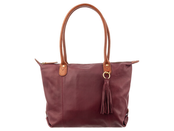Harbour 2nd VM.15109 Totebag style vm Lucia L Damen Shopper bordeaux