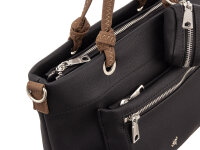 Prato S049-SC Umhängetasche Shopper vielseitig einsetzbar black