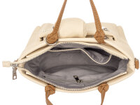 Prato S049-SC Umhängetasche Shopper vielseitig einsetzbar light beige