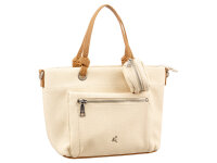 Prato S049-SC Umhängetasche Shopper vielseitig einsetzbar light beige