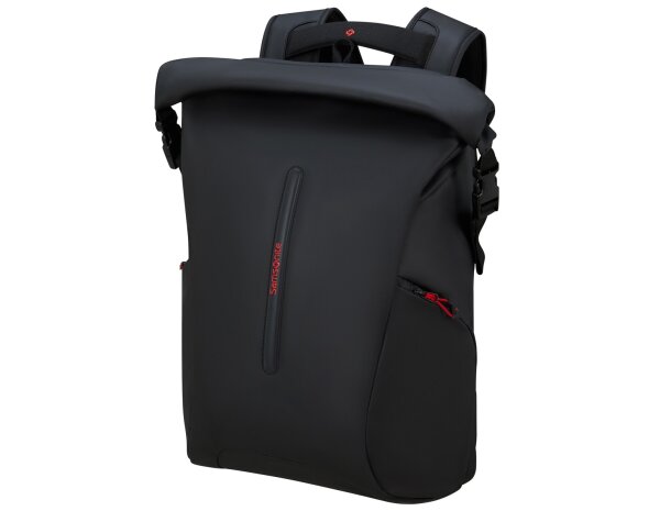 Samsonite Ecodiver Rolltop Backpack L 17,3 Zoll Laptoprucksack black
