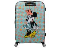 American Tourister Wavebreaker Disney Spinner 77 cm mit TSA-Zahlenschloss Minnie Pastel Dots