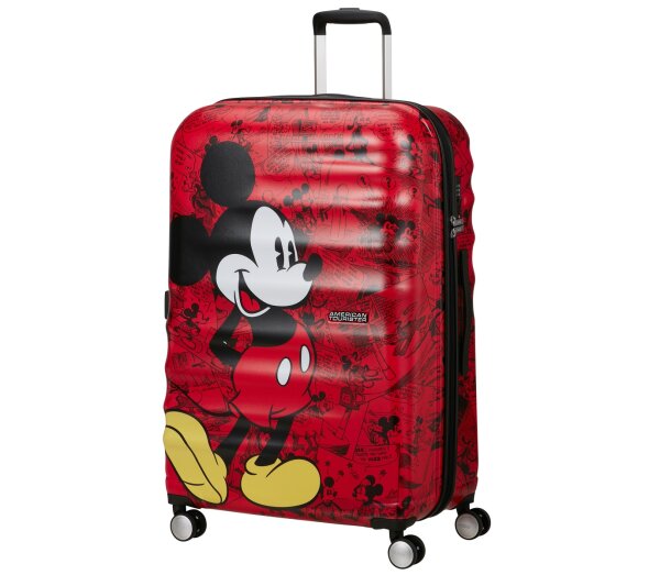 American Tourister Wavebreaker Disney Spinner 77 cm mit TSA-Zahlenschloss Mickey Comics Red