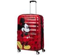 American Tourister Wavebreaker Disney Spinner 77 cm mit TSA-Zahlenschloss Mickey Comics Red