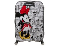 American Tourister Wavebreaker Disney Spinner 77 cm mit TSA-Zahlenschloss Minnie Comics White