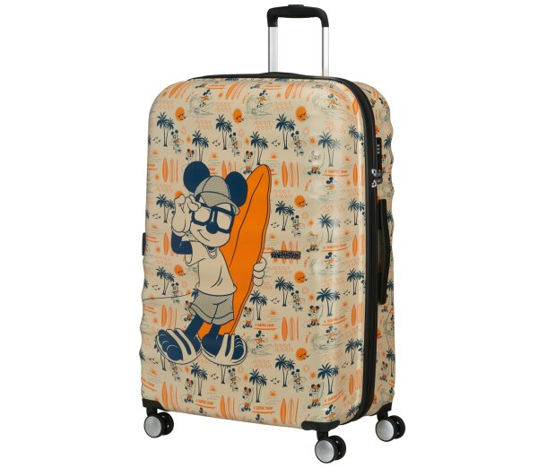 American Tourister Wavebreaker Disney Spinner 77 cm mit TSA-Zahlenschloss Mickey Super Surfer