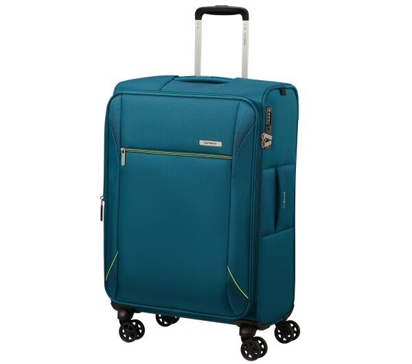 Samsonite Base Breeze Spinner 67 cm EXP mit TSA-Zahlenschloss petrol blue