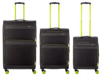 Franky 3er Koffer SET Gr. L/M/S Reisegepäck T27-F Spinner mit Dehnfalte