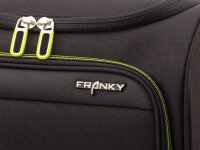 Franky Beautycase T27-F Weichgepäck Reisegpäck black/neongreen