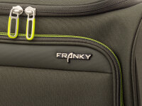 Franky Beautycase T27-F Weichgepäck Reisegpäck olive/neongreen