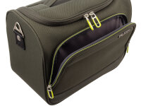 Franky Beautycase T27-F Weichgepäck Reisegpäck olive/neongreen