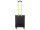 Franky Koffer Gr. S Reisegepäck T27-F Spinner 55er mit Dehnfalte black/neongreen