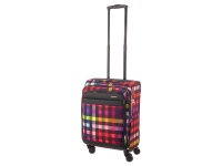 Franky Koffer Gr. S Reisegepäck T27-F Spinner 55er mit Dehnfalte multicolor/black