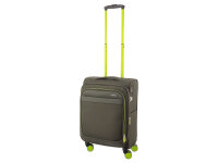 Franky Koffer Gr. S Reisegepäck T27-F Spinner 55er mit Dehnfalte olive/neongreen