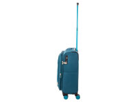 Franky Koffer Gr. S Reisegepäck T27-F Spinner 55er mit Dehnfalte teal/turquise