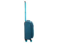 Franky Koffer Gr. S Reisegepäck T27-F Spinner 55er mit Dehnfalte teal/turquise