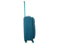 Franky Koffer Gr. M Reisegepäck T27-F Spinner 65er mit Dehnfalte teall/turquise