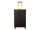 Franky Koffer Gr. L Reisegepäck T27-F Spinner 75er mit Dehnfalte black/neongreen