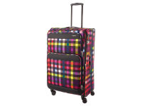Franky Koffer Gr. L Reisegepäck T27-F Spinner 75er mit Dehnfalte multicolor/black