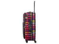 Franky Koffer Gr. L Reisegepäck T27-F Spinner 75er mit Dehnfalte multicolor/black