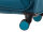 Franky 3er Koffer SET Gr. L/M/S Reisegepäck T27-F Spinner mit Dehnfalte teal/turquise
