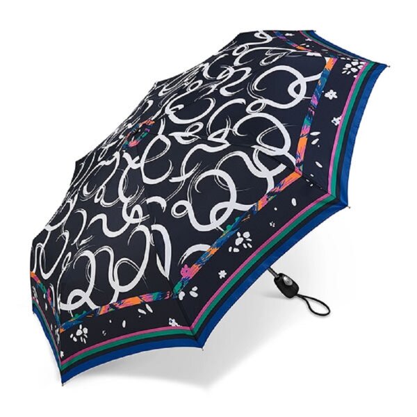 Happy Rain Pierre Cardin Easymatic Light Foulard Auf-Zu Automatik Taschenschirm dark blue