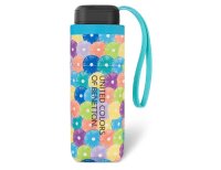 Happy Rain Benetton Ultra Mini Flat Manuell Taschenschirm...
