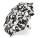 Happy Rain Super Mini Manuell Taschenschirm cow black/brown