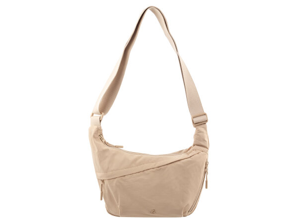 Prato CN06 Nylon Umhängetasche Crossbodybag Damen beige