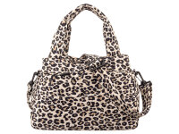 Prato CN18 Nylon Umhängetasche Handtasche Damen leopard