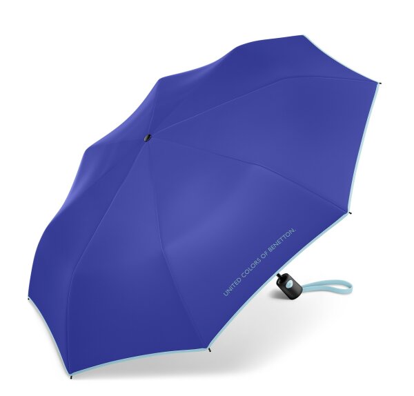Happy Rain Benetton Mini AC Auf-Automatik Taschenschirm dazzling blue