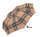 Happy Rain Selection Alu light Regenschirm Manuell Taschenschirm checks camel