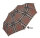 Happy Rain Selection Alu light Regenschirm Manuell Taschenschirm checks brown