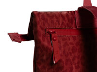 DANIEL RAY DRS25.1686 PU Rubber leopard print backpack S Garies 57 burgundy
