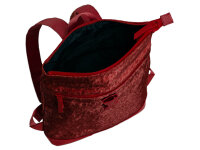 DANIEL RAY DRS25.1686 PU Rubber leopard print backpack S Garies 57 burgundy