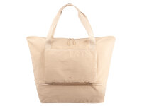 Prato CN14 Nylon Umhängetasche Falttasche beige