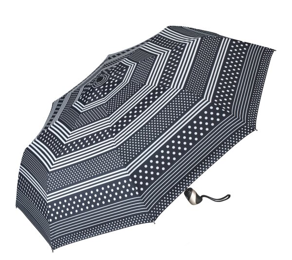 Happy Rain Selection Easymatic Ultra Light Auf-Automatik Taschenschirm Polka Dots