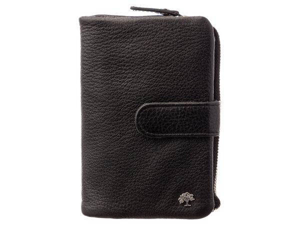 Prato B75-P Leder Damen Geldbörse Hochformat black