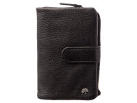 Prato B75-P Leder Damen Geldbörse Hochformat black